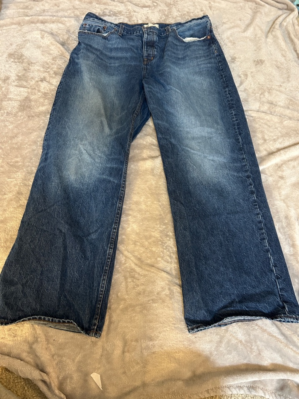 Madewell low-slung baggy jeans